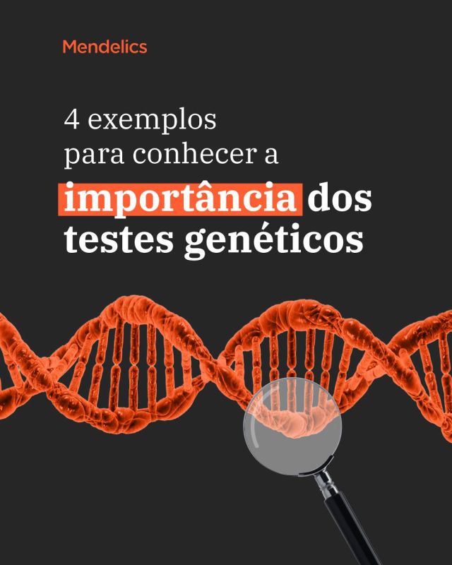 Você sabe qual a importância dos testes genéticos? Entenda como os testes genéticos podem ser úteis para médicos e pacientes em 4 exemplos. 
Gostou do conteúdo? Salve para mais tarde e compartilhe a postagem para espalhar o conhecimento!

#ExamesGenéticos #TestesGenéticos #Mendelics #GenéticaMédica