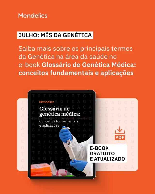 Julho: Mês da Genética
Na Mendelics, o mês de julho é dedicado à genética, mês em que homenageamos o pai da genética, Gregor Mendel, e comemoramos mais um ano desde a nossa fundação. Desde 2012, a Mendelics tem como missão tornar o diagnóstico genético rápido, preciso e acessível para todos que precisam.

Acreditamos que a informação de qualidade é essencial para o diagnóstico precoce e para salvar vidas. Por isso, disponibilizamos gratuitamente um e-book atualizado com informações sobre genética, em uma linguagem acessível. Arraste para o lado e saiba como acessar o e-book.

#GeneticaMedica #ExamesGeneticos #MesDaGenetica #Mendelics